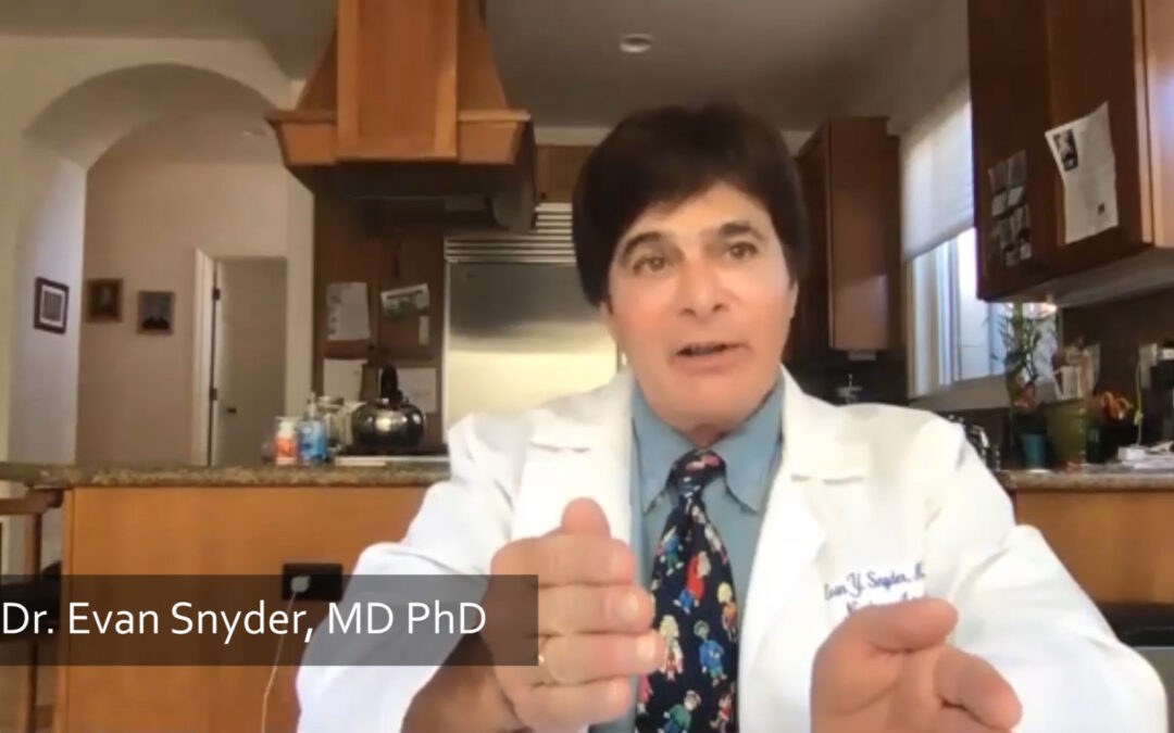 Dr. Evan Snyder Discusses the Nurturing Effect of Stem Cells for Neurologic and Pulmonary Treatments